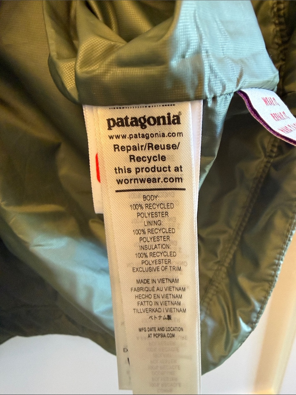 NWT Patagonia Re-Tool Hybrid Pullover XL Fleece Snap Quarter Zip Insulated Cinch - Picture 8 of 9